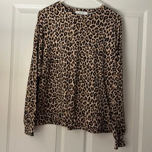 MOD on Trend leopard print long sleeve top